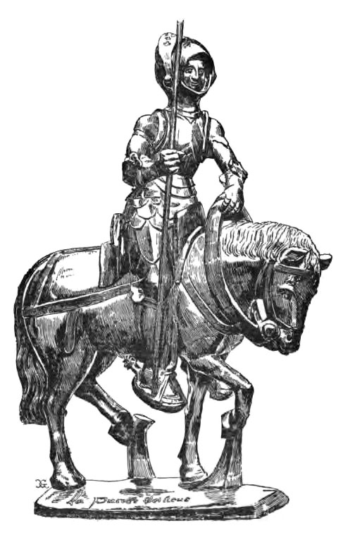 Statue équestre de Jeanne d’Arc, XVe siècle, collection Odiot
