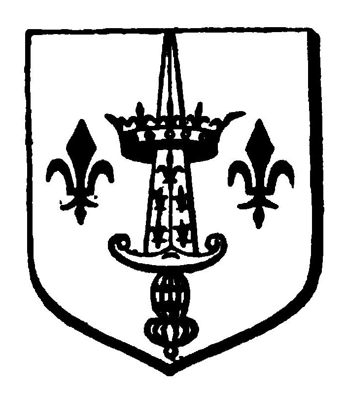 Armoiries de Jeanne d’Arc telles qu'elles figurent sur le vidimus de l'acte de concession dans un traité manuscrit sur les monnaies.