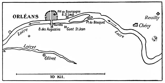 Plan du siège d’Orléans
