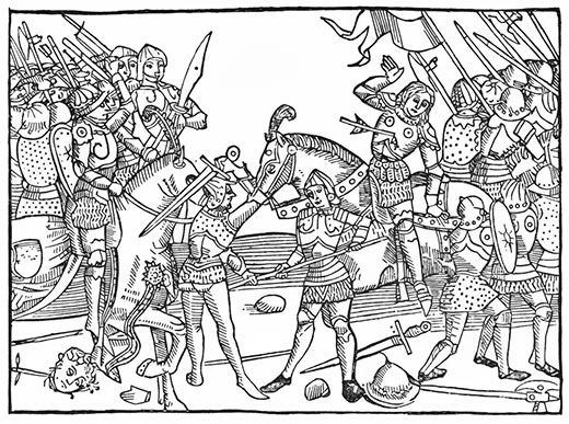 Jeanne est blessée lors de l’assaut du fort des Tourelles