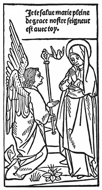 L'Annonciation à la Vierge Marie