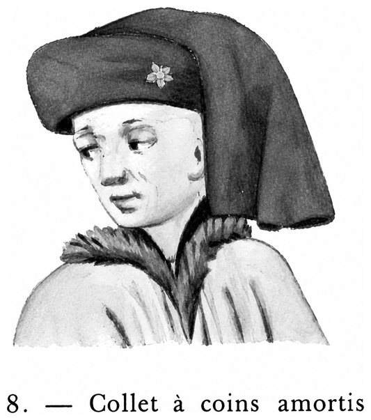 Collet à coins amortis