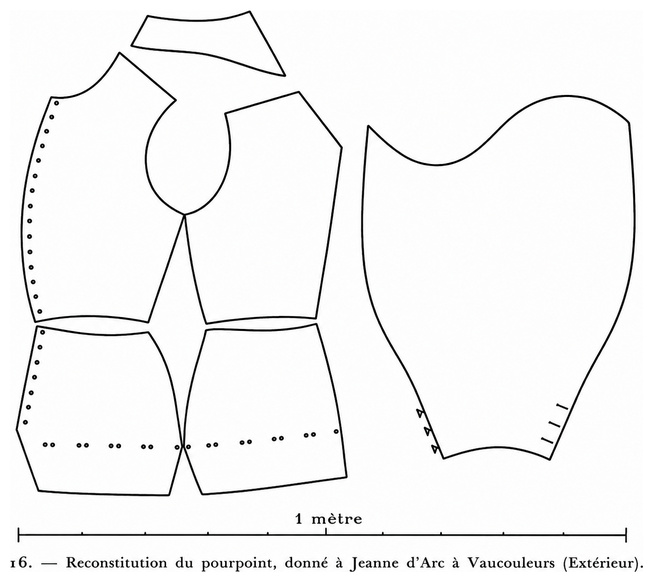 Reconstitution du pourpoint donné à Jeanne d’Arc à Vaucouleurs (Extérieur)