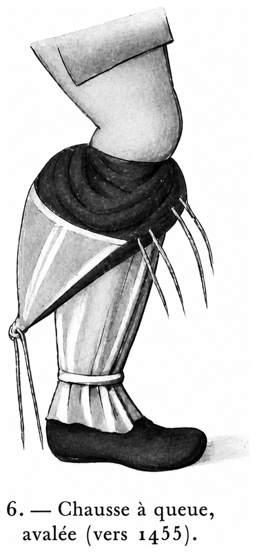 Patron de chausse à queue