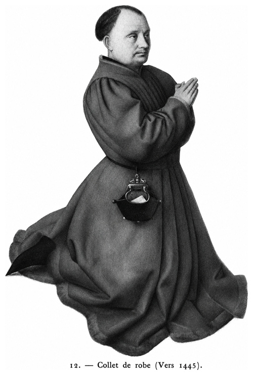 Collet de robe (vers 1445)