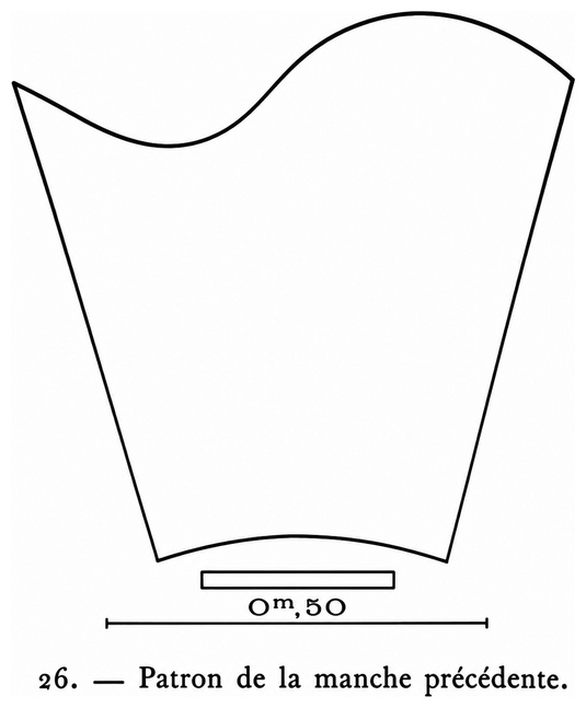 Patron de la manche précédente