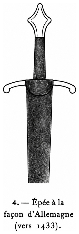 Épée à la façon d’Allemagne (vers 1433)