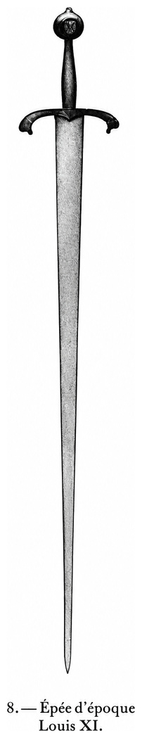 Épée d’époque Louis XI