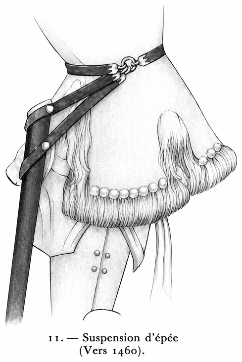 Suspension d’épée (vers 1460)
