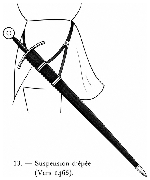 Suspension d’épée (vers 1465)
