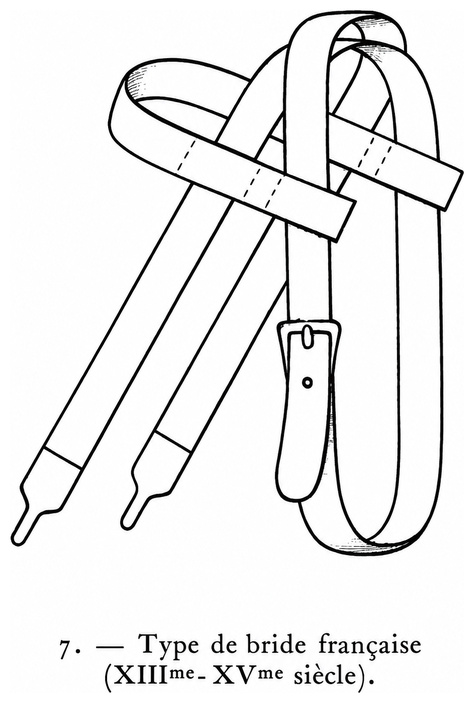 Type de bride française (XIIIe-XVe siècle)