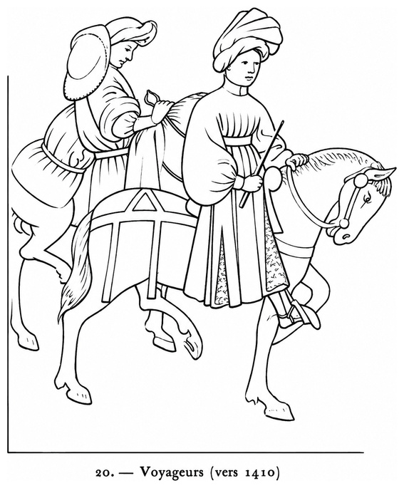 Voyageurs (vers 1410)