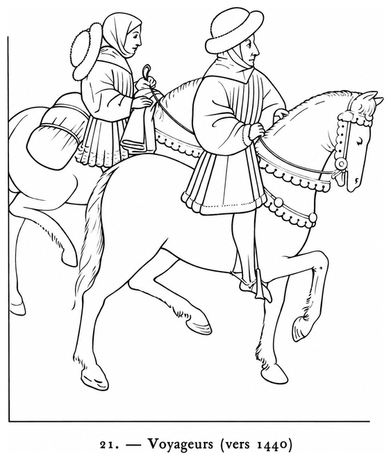 Voyageurs (vers 1440)