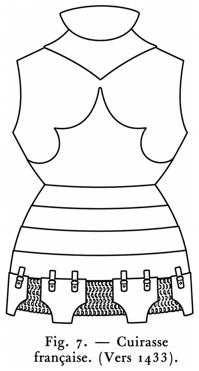 Cuirasse française (vers 1433)
