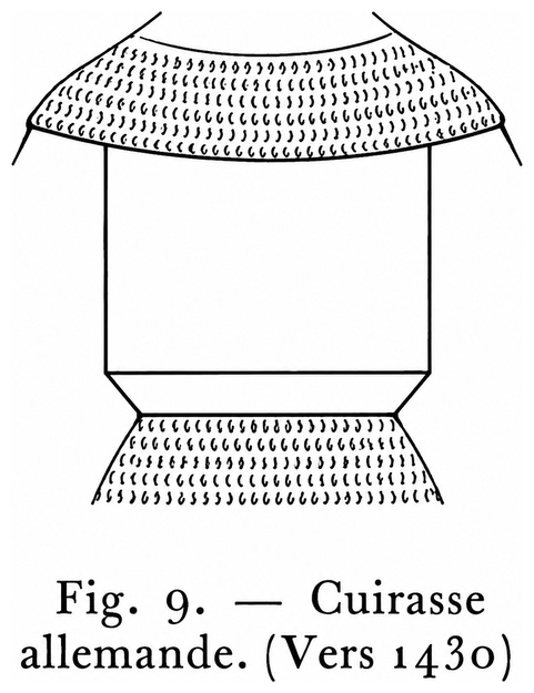 Cuirasse allemande (vers 1430)