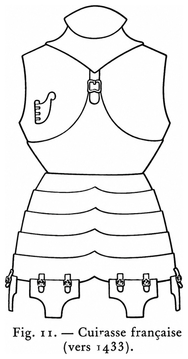 Cuirasse française (vers 1433)