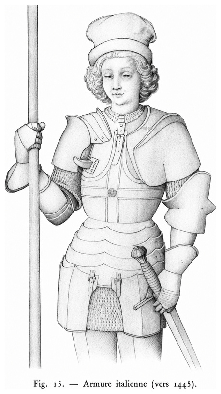 Armure italienne (vers 1445)