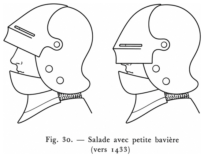 Salade avec petite bavière (vers 1433)