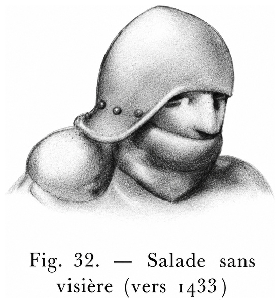 Salade sans visière (vers 1433)