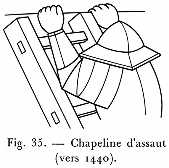 Chapeline d’assaut (vers 1440)