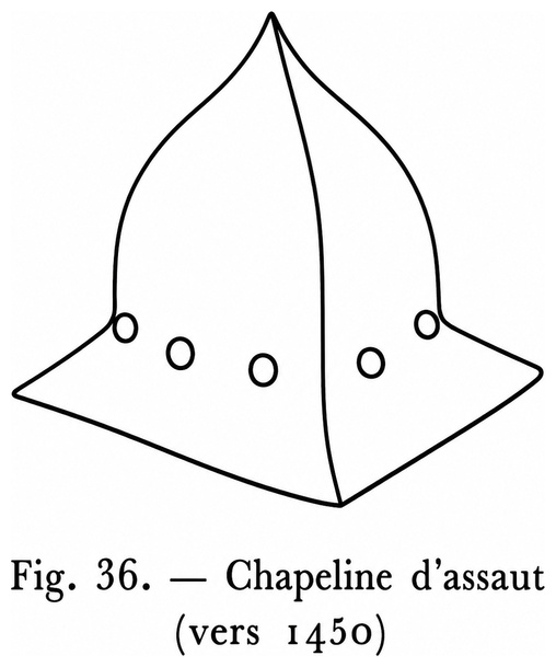 Chapeline d’assaut (vers 1450)