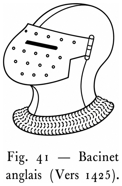 Bacinet anglais (vers 1425)