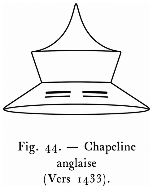 Chapeline anglaise (vers 1433)