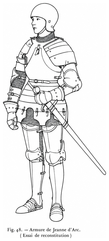 Armure de Jeanne d’Arc (essai de reconstitution)