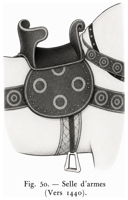 Selle d’armes (vers 1440)