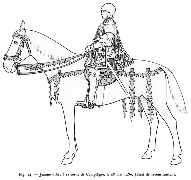 Jeanne d’Arc à sa sortie de Compiègne, le 23 mai 1430