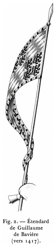 Étendard de Guillaume de Bavière (vers 1417)