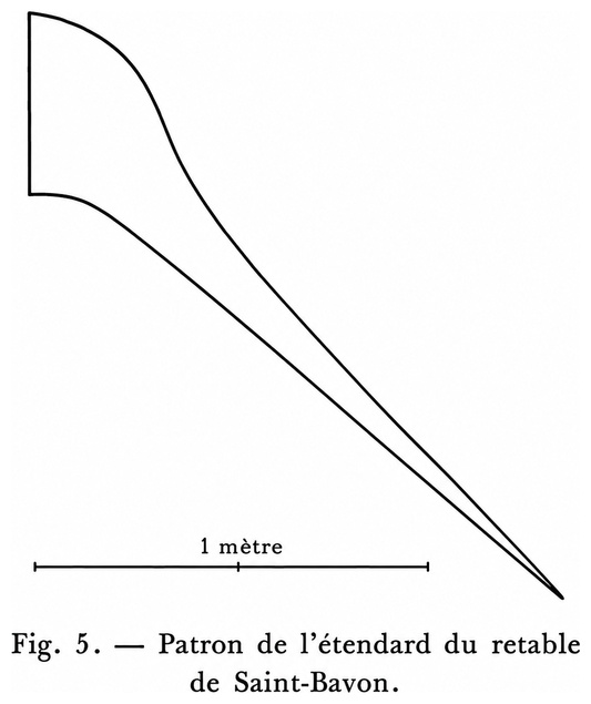 Patron de l’étendard du retable de Saint-Bavon