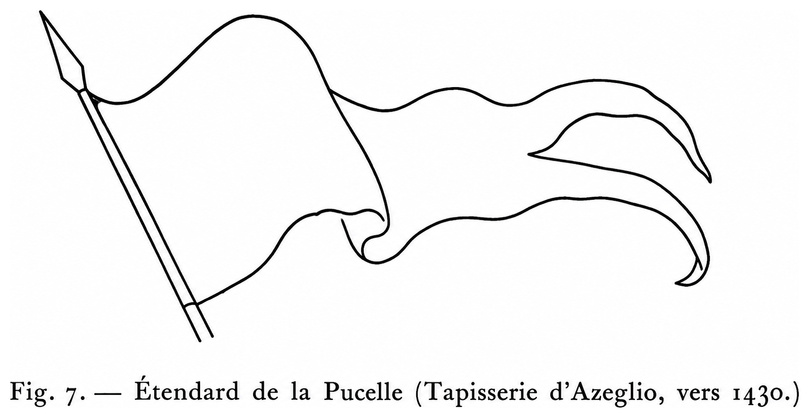 Étendard de la Pucelle (tapisserie d’Azeglio, vers 1430)