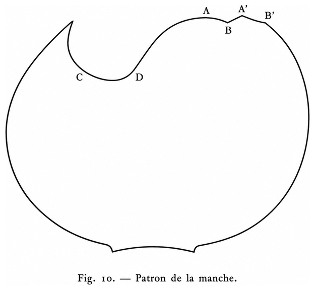 Patron de la manche