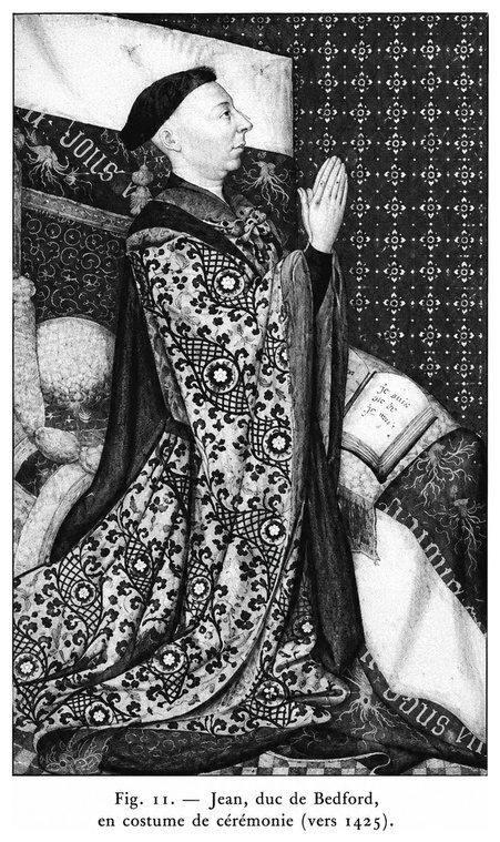 Jean, duc de Bedford, en costume de cérémonie (vers 1425)