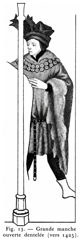 Patron de la manche de la robe du duc de Bedford