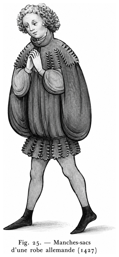 Patron de la manche des deux robes précédentes