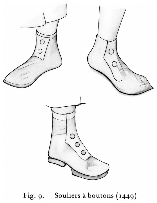 Soulier à boutons (1449)