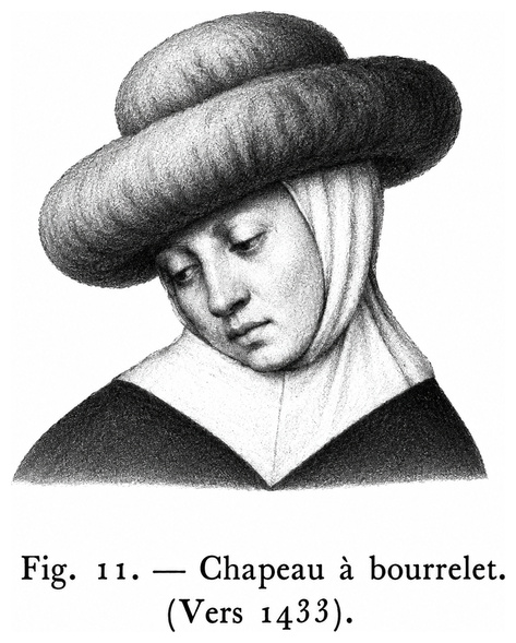Chapeau à bourrelet (vers 1433)