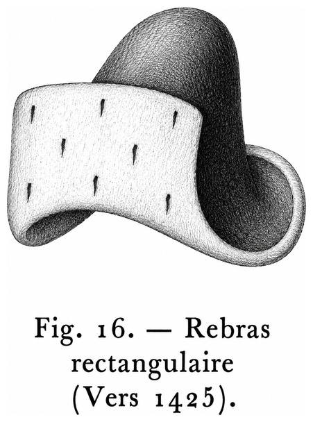 Rebras rectangulaire (vers 1425)