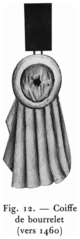 Coiffe de bourrelet (vers 1460)