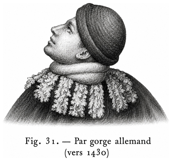 Par gorge allemand (vers 1430)