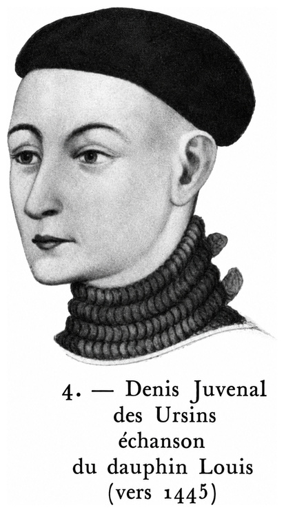 Denis Juvénal des Ursins échanson du dauphin Louis (vers 1445)