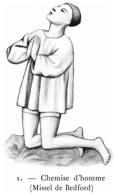 Chemise d’homme (Missel de Bedford)