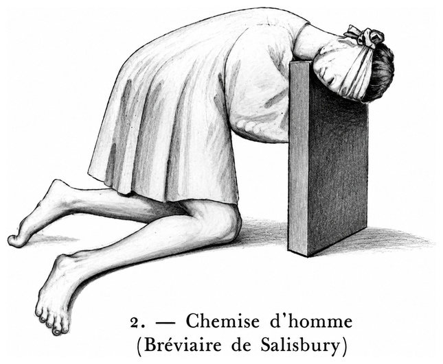 Chemise d’homme (Bréviaire de Salisbury)