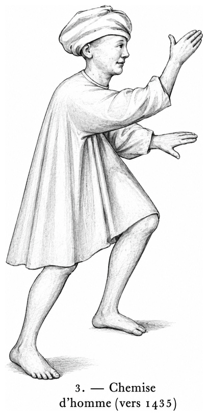 Chemise d’homme (vers 1433)