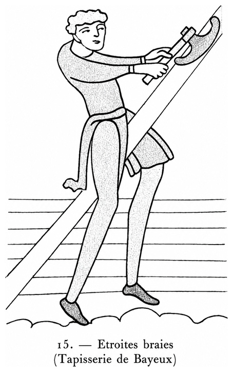 Étroites braies (Tapisserie de Bayeux)